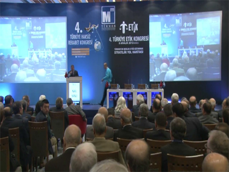 4. Türkiye Etik Kongresi "TÜRMOB'un Meslek Etiği Eğitiminde Stratejik Yol Haritası" 8 Aralık 2012, Denizli