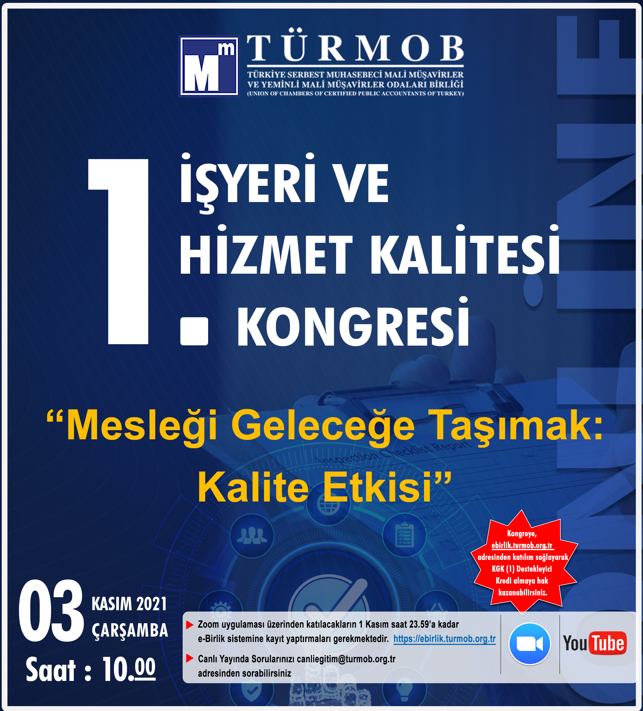 turmob 1 isyeri ve hizmet kalitesi kongresi