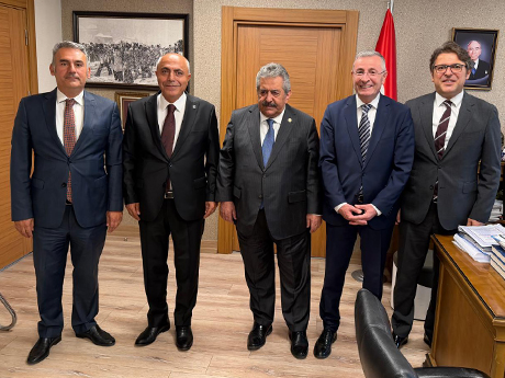 TÜRMOB’dan MHP Genel Başkan Yardımcısı Feti YILDIZ’a Ziyaret