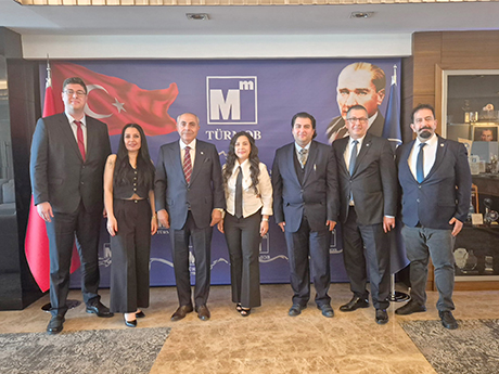 Bursa HEMAD Hukuk ve Ekonomi Araştırma Derneği Başkanı Mücteba Onurhan ÖZMUMCU ve Yönetim Kurulu Heyetinden TÜRMOB’a Ziyaret