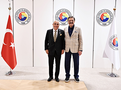 TÜRMOB’dan TOBB Başkanı M. Rifat HİSARCIKLIOĞLU’na Ziyaret