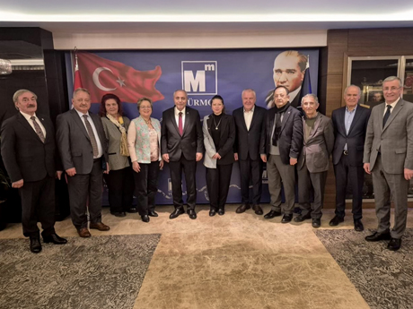İstanbul Yüksek Ticaret ve Marmara Üniversitesi İ.İ.B.F Mezunları Derneği'nden TÜRMOB'a Ziyaret