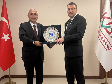 TÜRMOB Heyeti’nden KGK Başkanı İbrahim Ömer GÖNÜL'e Ziyaret