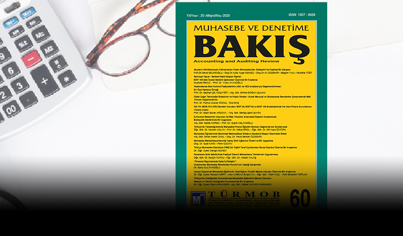 Muhasebe ve Denetimi BAKIŞ Dergisi 60. Sayısı