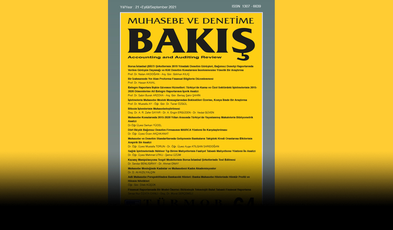 Muhasebe ve Denetime Bakış Dergisi Sayı-64
