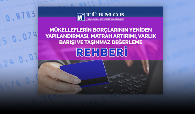 Mükelleflerin Borçlarının Yeniden Yapılandırılması, Matrah Artırımı, Varlık Barışı ve Taşınmaz Değerleme Rehberi Yayınlandı