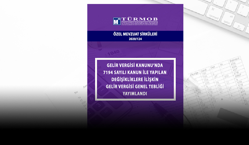 Gelir Vergisi Kanunu’nda 7194 Sayılı Kanun ile Yapılan Değişikliklere İlişkin Gelir Vergisi Genel Tebliği Yayımlandı 