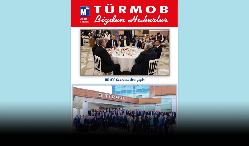 TÜRMOB Bizden Haberler Dergisi 171. Sayısı