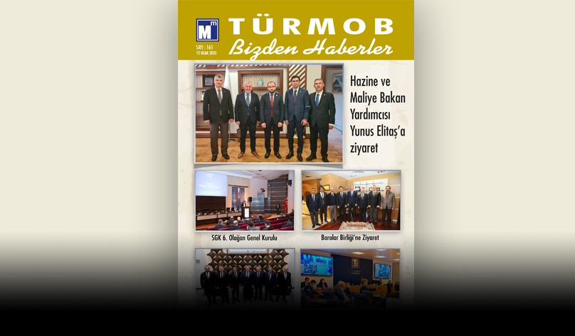 TÜRMOB Bizden Haberler Dergisi 165. Sayısı