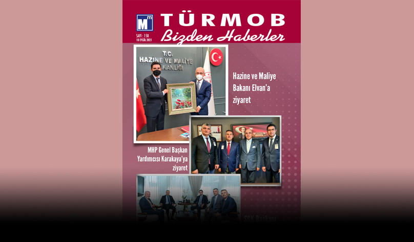 TÜRMOB Bizden Haberler Dergisi 158. Sayısı