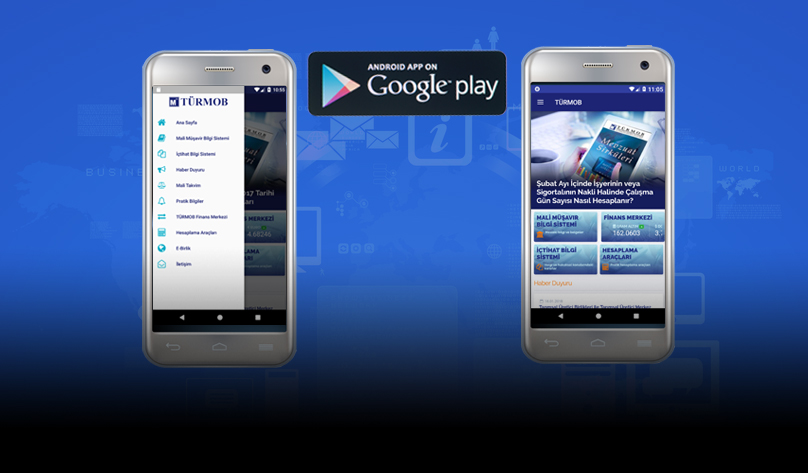 Android mobil uygulaması yenilendi...